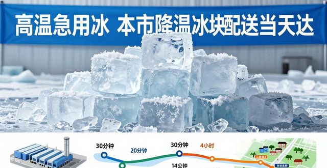 降温冰块配送流程_高效靠谱冰块运输_长春降温冰块配送